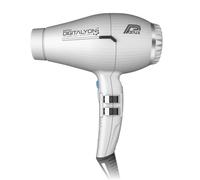Parlux Digitalyon Silver Digital Hair Dryer Slim Hair Straightening Nozzle | for a Frizz-Free Straight Hair Look. Quiet with 2 Speeds and 4 Temperatures and Cold Air Button