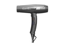 Parlux Elysium Mini Hair Dryer. Memory Function Styling with 3 Speed & 3 Heat Settings. Lightweight & Compact Ionic Professional Hairdryer for Home & Salon Use. with 3 Styling Nozzles (Titanium)