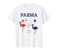 Parma Ohio Flamingo Red-White-Blue Patriotic Clothing T-Shirt