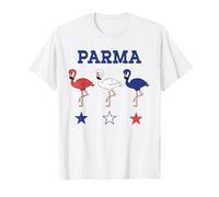 Parma Ohio Flamingo Red-White-Blue Patriotic Clothing T-Shirt