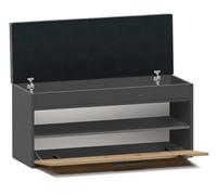 Parma Shoe Cabinet Anthracite Artisan Oak