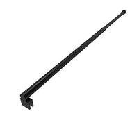 Parma Straight Adjustable Bar 70-100 cm Black