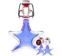 Parma Violet Gin Gift In a Star shaped Bottle 40ml - 25% (Violet Gin) | Sweet floral parma notes • Novelty star decanter • Perfect stocking filler, Secret Santa • Budget-friendly treat