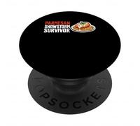 Parmesan Snowstorm Survivor Chicken Parm Lover PopSockets Adhesive PopGrip