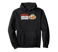 Parmesan Snowstorm Survivor Chicken Parm Lover Pullover Hoodie