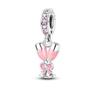 Parmuz 925 Sterling Silver Charms for Bracelet Woman Love Heart Evil Eye Daisy Flower Pendant Beads for Necklace Dog Cat Charm Jewelry Gift for Her