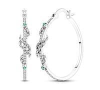 Parmuz 925 Sterling Silver Earrings Large Big Hoop Earrings Star Moon Butterfly Twisted Cubic Zirconia Thin Round Hoops for Women