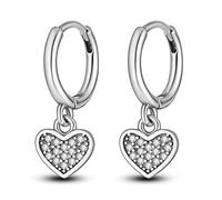 Parmuz 925 sterling silver hoop earring for Woman Dangle Drop Boho vintage Feather Dangling Earring set purple Dream Catcher Simple Small Huggie earring Jewelry Gift