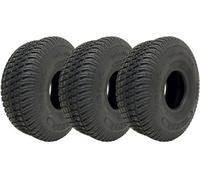 Parnells 11X4.00-4 Lawn Mower Tyres 4Ply Multi Turf Ride On Mower Grass Wanda (Set Of 3)