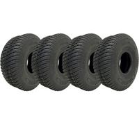 Parnells 11X4.00-4 Lawn Mower Tyres 4Ply Multi Turf Ride On Mower Grass Wanda (Set Of 4)
