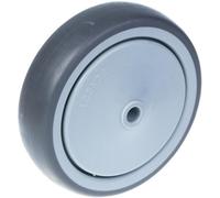 Parnells 125mm Wheel With Grey Tpr-Rubber On Polypropylene Centre