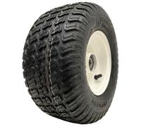 Parnells 13X6.50-6 Grass Lawnmower Tyre & Steel Wheel Rim Wanda P332, 25mm 6205 Bearings