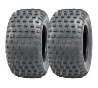 Parnells 145/70-6 Knobby Atv Tyre Quad Trailer Wheels 50Cc 90Cc 110Cc 75Kg Wanda Set Of 2