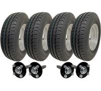 Parnells 145R10 Twin Axle Trailer Kit High Speed Road Legal Wanda Wheels Hub & Stub Axles