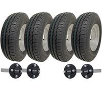 Parnells 145R10 Twin Axle Trailer Kit High Speed Road Legal Wheels Alko Hub & Stub Axles