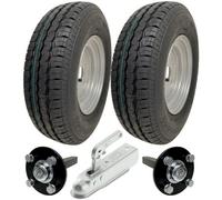 Parnells 145R10C Trailer Kit, High Speed, Road Legal Wanda Wheels, Axles & Hitch 750 Kgs