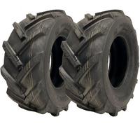 Parnells 16X6.50-8 Open Centre Tyres Cleated Lug Industrial Plant Wanda P328 (Set Of 2)