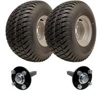 Parnells 18X9.50-8 Atv Grass Trailer Kit Wanda P332 Grass Pattern Wheels Stub Axles 750Kg