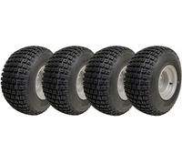 Parnells 18X9.50-8 Atv Knobby Tyre Fitted On 4 Stud 100mm Pcd Rim Wanda P322 (Set Of 4)