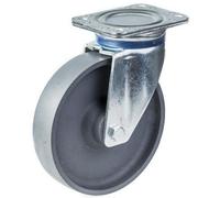 Parnells 200mm Swivel Castor With Grey Cast Iron Wheel