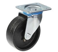 Parnells 200mm Swivel Castor With Grey Cast Iron Wheel