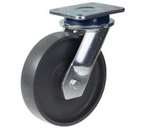 Parnells 200mm Swivel Castor With Grey Cast Iron Wheel
