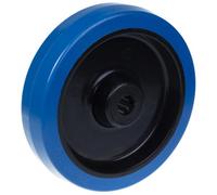 Parnells 200mm Wheel With Blue Elastic Rubber On Nylon Centre