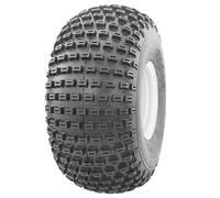 Parnells 22X11.00 - 8 Knobby Tyre On 4 Stud Rim - Atv Trailer - P322 Large Dimpled Studs.