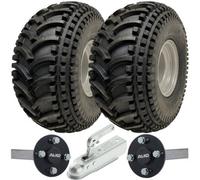 Parnells 22X11.00-8 Open Centre P308 Atv Trailer Kit Wheels Alko Axles & Spp Hitch 310Kgs