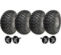 Parnells 22X11.00-8 Twin Axle Utility Atv Quad Trailer Kit Wheels Axles Capacity 1800Kgs