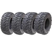 Parnells 25x10.00-12 and 25x8.00-12 Wanda P3103 Tyres, Set of 4 | Mixed-width four-piece bundle, alternative to Kenda Bear-Claw, 17mm tread, shared 638mm diameter, loads to 190kg
