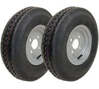 Parnells 4.80/4.00-8 Road Legal, High Speed Wheels 338Kgs, 400 8, 6Ply, 4" Pcd - Set Of 2