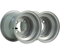 Parnells 7.00X8 Golf Buggy Rims Silver 4 Inch Pcd Yamaha E-Z-Go Club Car Garia (Set Of 2)