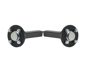 Parnells Hub & Stub Axles For Quad, ATV Trailer 4 Stud 100mm PCD 35x35mm 750kg (Set of 2)