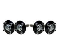Parnells Hub & Stub Axles Quad & Atv Trailer 4 Stud 4 Inch Pcd 35X35mm 1500Kgs (Set Of 4)