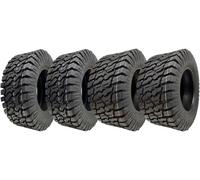Parnells OBOR Predator ATV Tyres 27x11.00R14 & 27x9.00R14, Set of 4 | WL09 pattern, 2 front and 2 rear positions, 580kg rear and 450kg front load rating, E-marked road legal, dual sidewall