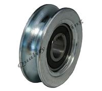 Parnells Sliding gate wheel pulley wheel 60mm Round groove steel wheel R U shape