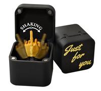 PARNIXS Middle Finger Surprise Box, Fun Prank Middle Finger Joke Gift, Unforgettable Engagement Ring Box, Joke Gift for Halloween/Christmas/Fools' Day