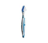 Paro Clinic Denture Brush Hard and Soft bristles Combo Perfect Grip Swiss Made. Cleans Your dentures, retainers and Night Guards!