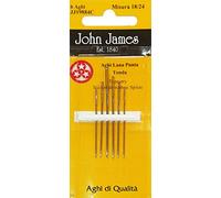 Parodi & Parodi 678 Kit 6 Assorted Needles in Wool with Round Tip, Neutral, Standard
