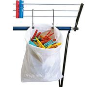 Parodi & Parodi Bucato Porta Clothespins Waterproof Bag, Polyester, Multicolour, 27 x 30 cm