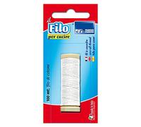 PARODI & PARODI Spool of cream, suitable final, 20 grams basting roll, temporary sewing thread, Cotton, Default