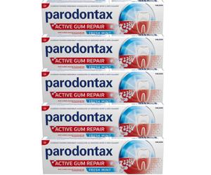 Parodontax Active Gum Repair Fresh Mint Toothpaste 75ml / 2.55oz (Pack Of 5)