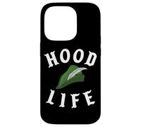 Parody Robin Hood Life Cool Gangster Nerd Funny Book Reading Case for iPhone 14 Pro