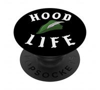 Parody Robin Hood Life Cool Gangster Nerd Funny Book Reading PopSockets Adhesive PopGrip