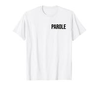 Parole Officer Probation Uniform Costume (2-Sided Design) T-Shirt