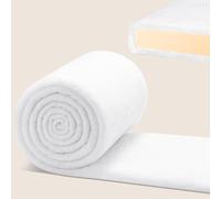 Paroll Wadding for Upholstery Padding Dacron 2.5 cm Thick Polyester Wadding for Sewing Crafts Quilting Batting 260 g/sqm, 91 cm x 4.6 m