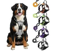 Paropet No Pull Dog Harness，Thick Woven Pet Vest Harness