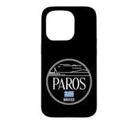 Paros Greece City Travel Coastal Scenery Case for iPhone 15 Pro