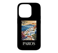 Paros Greece Island Coastal Village Travel Design Case for iPhone 14 Pro
